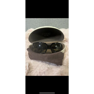 Women's Coach Sunglasses Tortoise Green One Size